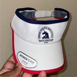 adidas Boston Marathon Visor - White and Red